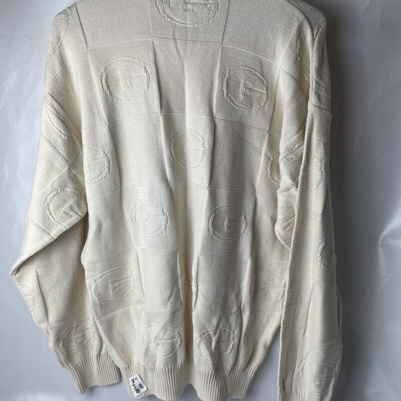 Tundra Canada Men’s Beige Sweater 100% Cotton Sz M - Picture 2 of 8